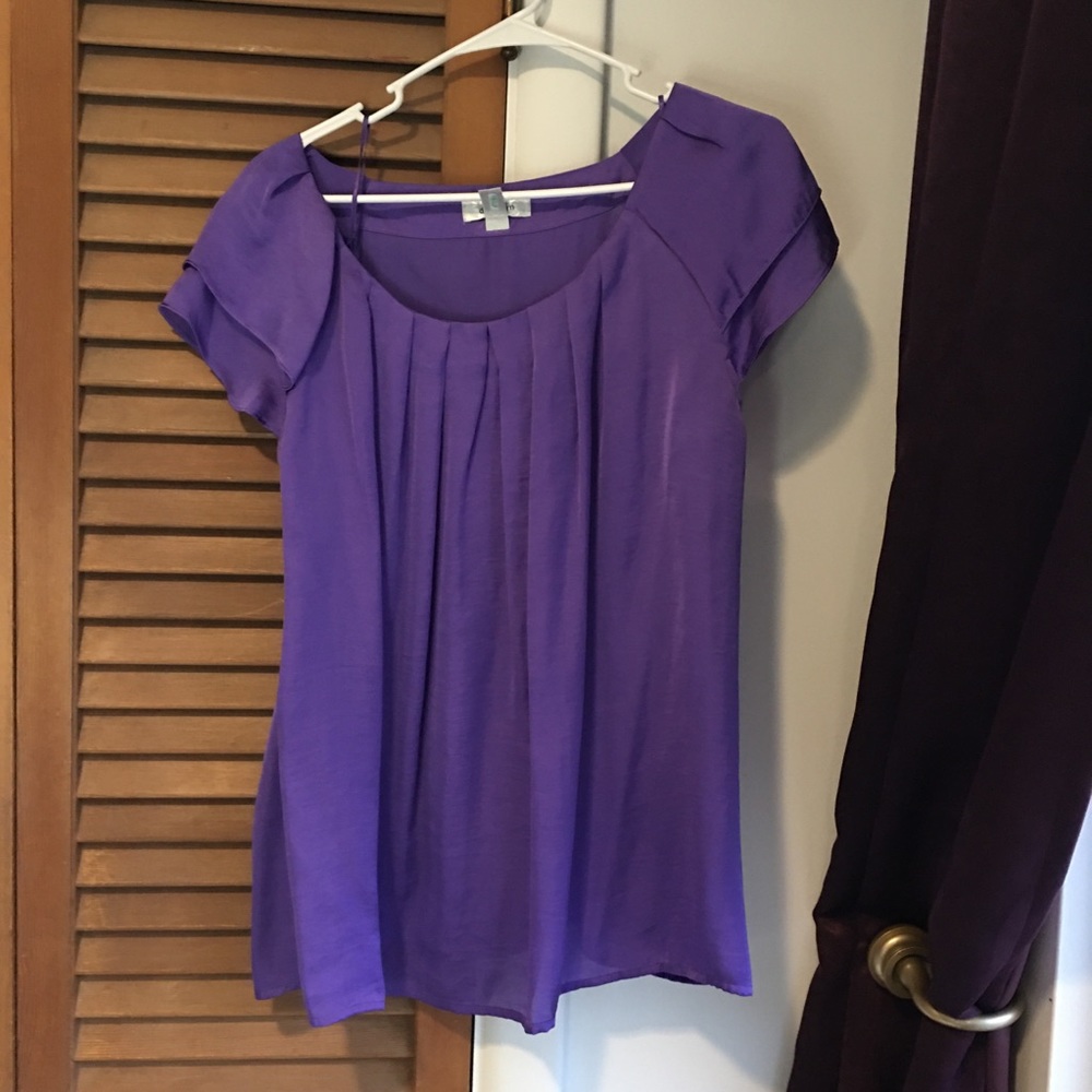 Dress Barn: Purple Blouse